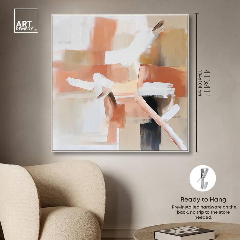 Rose and Rust II Canvas by Art Remedy
