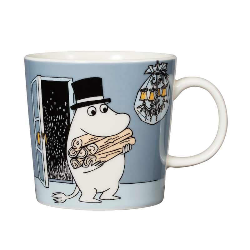 Moomin by Arabia Mug 10oz Moominpappa Grey