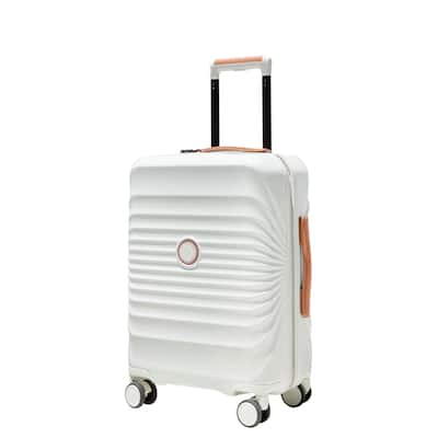 20" Carry on Luggage Lightweight Suitcase TSA Lock USB port Luggage Wheel lock Artificial leather Top handle Spinner Wheels