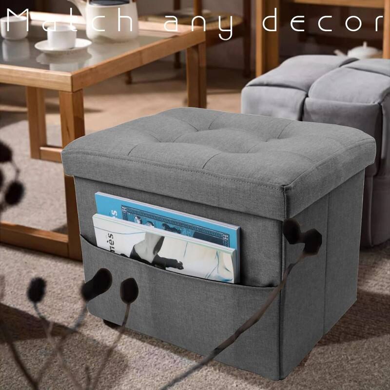 Storage Ottoman Folding 17x13x13