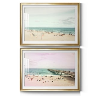Day at the Beach Premium Framed Print - Ready to Hang - Bed Bath ...