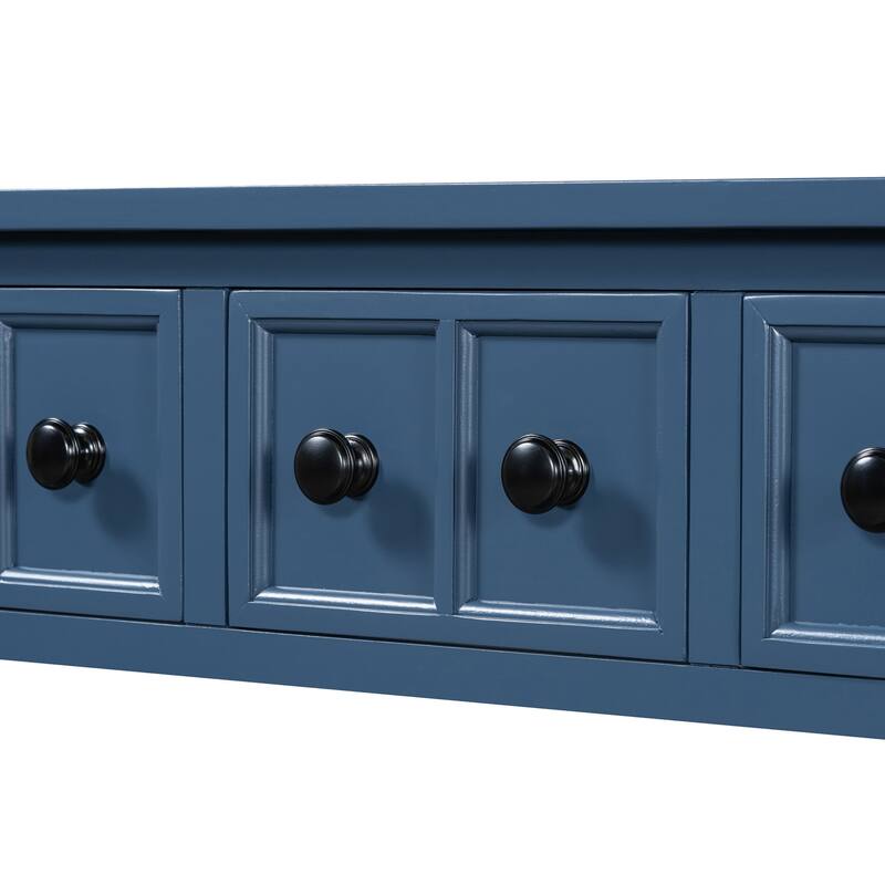 Multi-drawer entry console table