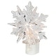 preview thumbnail 4 of 4, 3D Snowflake Christmas Night Light - 6" - Clear