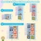 preview thumbnail 12 of 28, Costway 8-Cube Kids Wardrobe Baby Dresser Bedroom Armoire Clothes