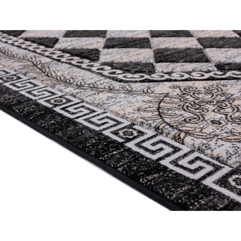 Glamour Collection Polypropylene Area Rug