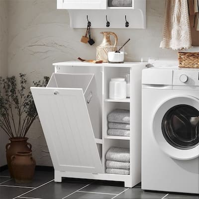 Laundry Cabinet Laundry Chest Bathroom Storage Cabinet - 23.6"L x 15"W x 33.5"H