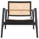 preview thumbnail 10 of 12, SAFAVIEH Ender Rattan Solid Wood Accent Chair (Fully Assembled) - 30"W x 29"D x 28"H