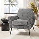 preview thumbnail 19 of 22, Silas Modern Armchair with Metal Legs by HULALA HOME