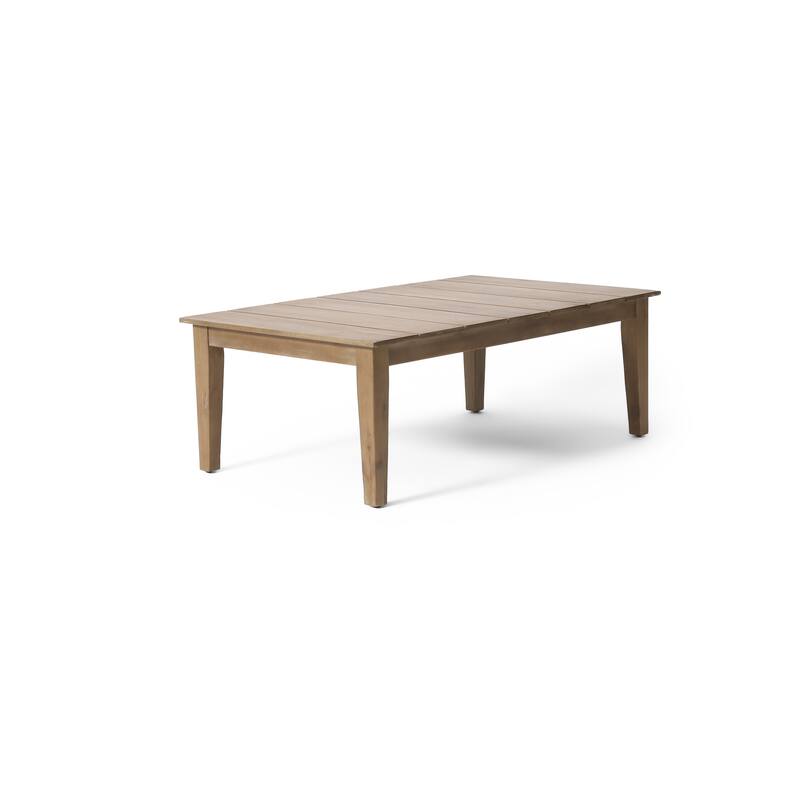 Kiara Acacia Wood Outdoor Coffee Table by Christopher Knight Home