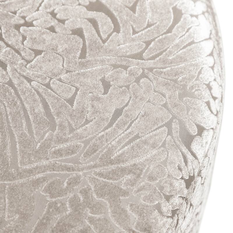 Furniture of America Maxine Glam Upholstered Solid Wood Swivel Chair