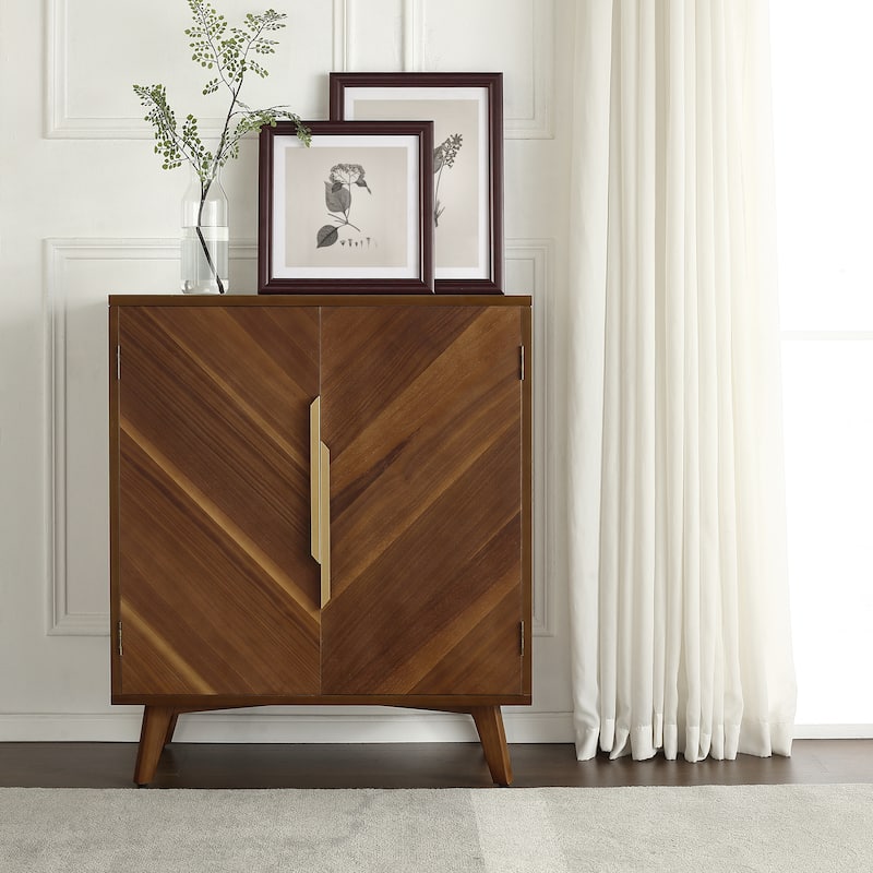 Art Leon Handcrafted Wood Sideboard with 2 Doors