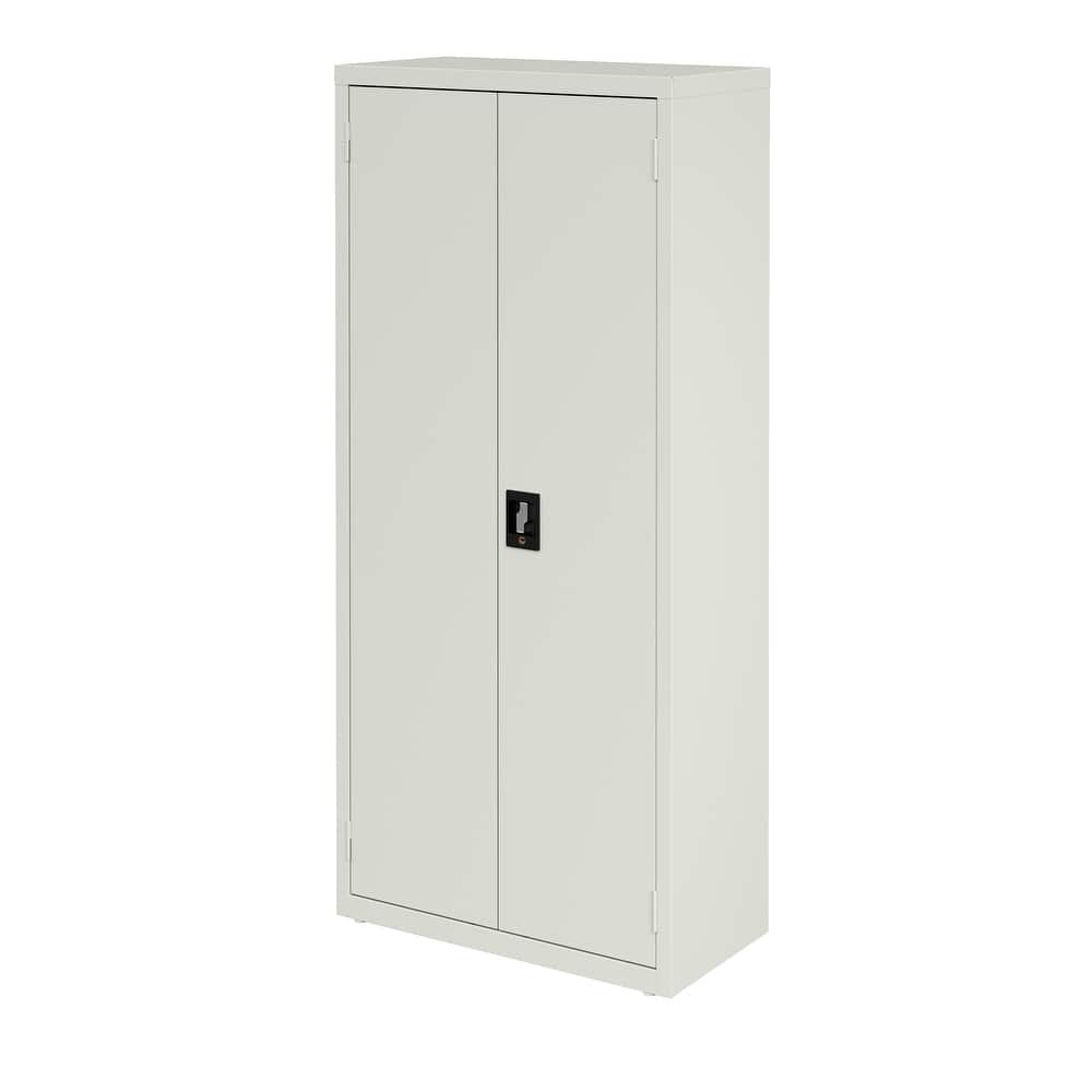 Hirsh Welded Steel Storage Cabinet with 4 Shelves, 15"Dx30"Wx66"H, Putty