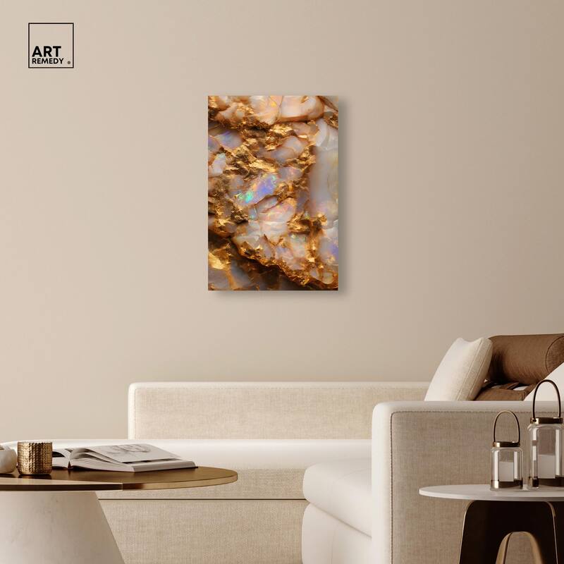 Mythic Gleam Canvas by Art Remedy, Gallery Wrapped