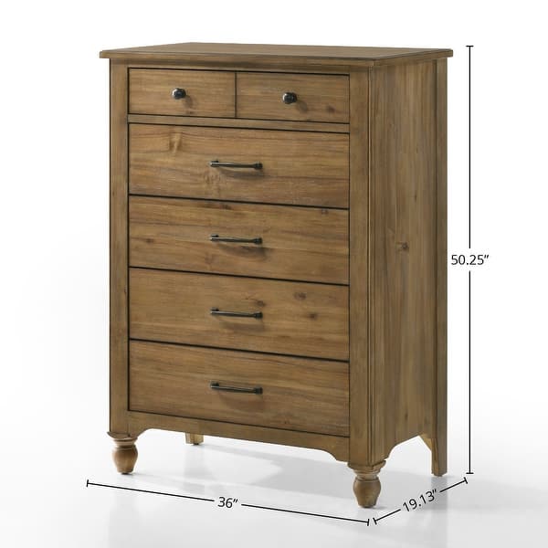 Highland 6-Drawer Chest, Sand Dune