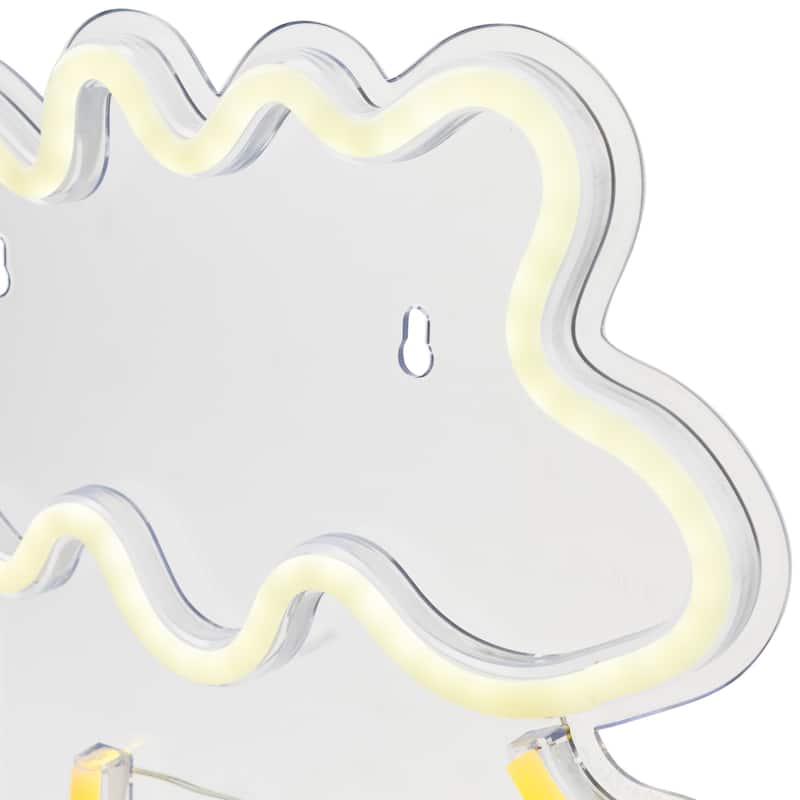 LED Beer Mug Neon Lighted Wall Art - 13"