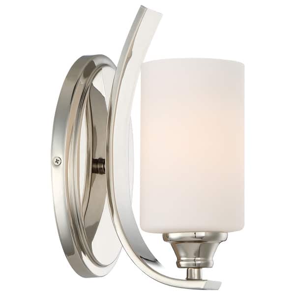 slide 1 of 2, Tilbury Polished Nickel 1 Light Bath By Minka Lavery