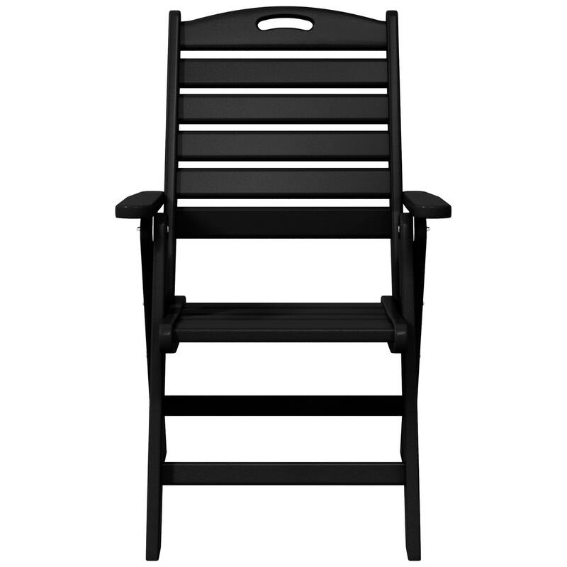 Coastline Patio Folding Highback Dining Chair Set of 2