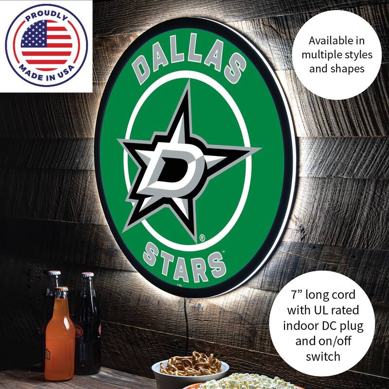 Dallas Stars LED Lighted Sign