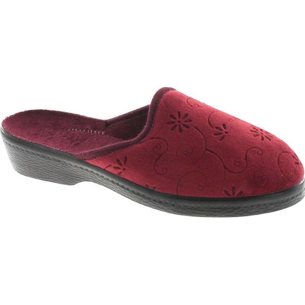 Sc Home Collection Womens 152 Closed Toe Low Wedge Plush House Sc Home Collection Womens 152 Closed Toe Low Wedge Plush House Slippers Made In Europe