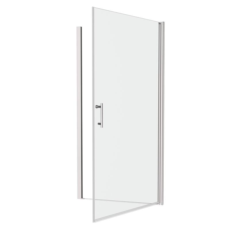 Semi-Frameless Pivot Shower Door with Tempered Glass
