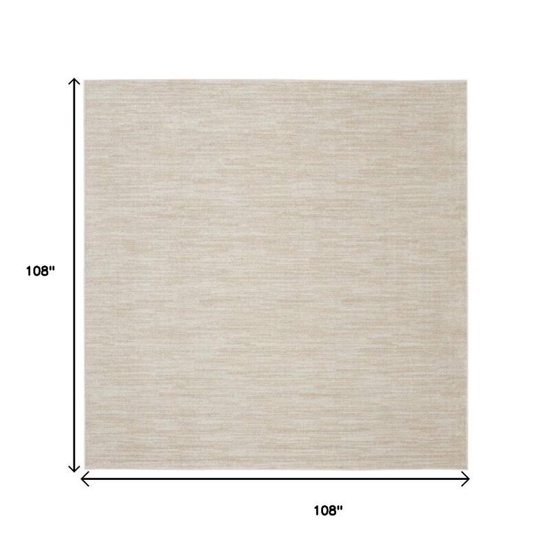 HomeRoots Contemporary Square Outdoor Rug - 9' Square
