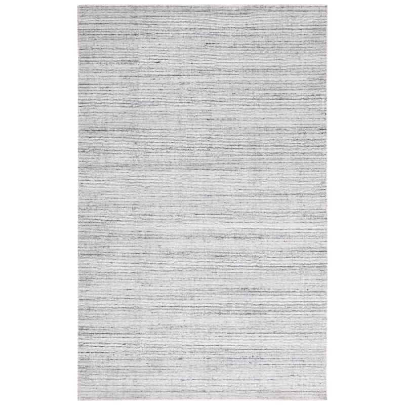SAFAVIEH Handmade Mirage Tybritt Modern Wool/ Viscose Rug - 5' x 8' - Ivory/Grey
