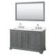 Option Dark Gray, Chrome Trim, White Quartz Top