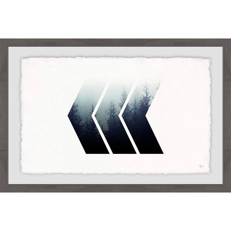 Dark Forest Framed Wall Art, Elegant Home Touch - Sophisticated Artwork for Refined Décor