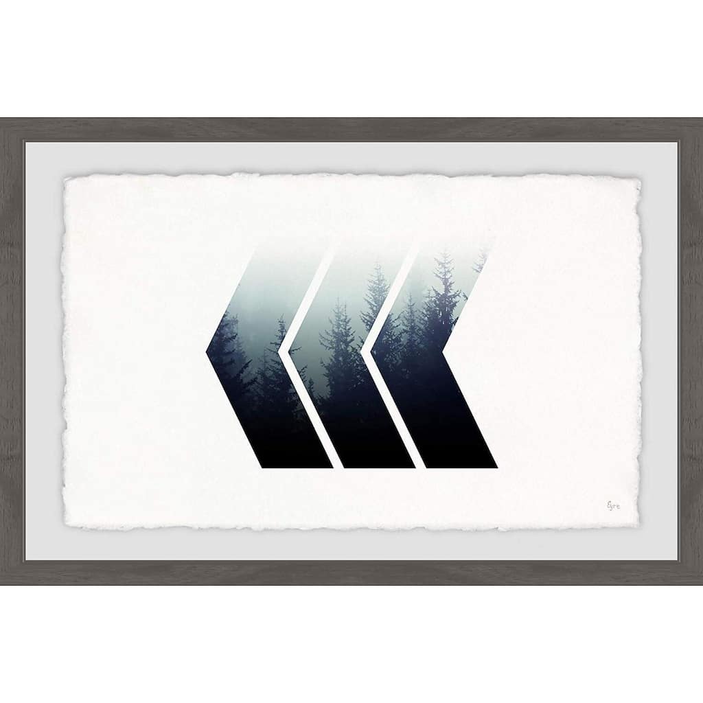 Dark Forest Framed Wall Art, Elegant Home Touch - Sophisticated Artwork for Refined Décor