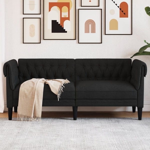 vidaXL Chesterfield Sofa Chair Upholstered Settee Living Room