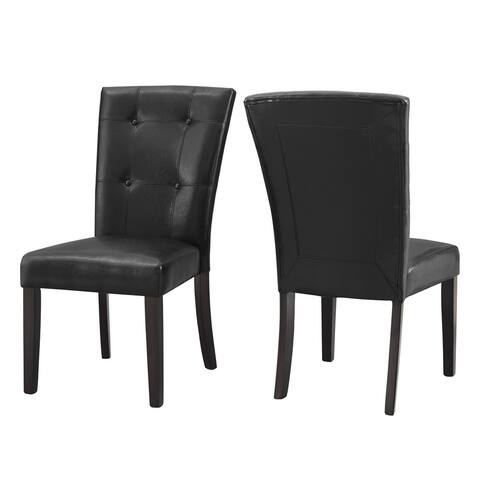 Fairfax Faux Leather Dining Chair (Set of 2) by Greyson Living