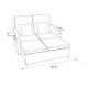preview thumbnail 4 of 8, Martha Stewart Sunnyside Daybed Dark Brown Wicker with Olefin Cushions