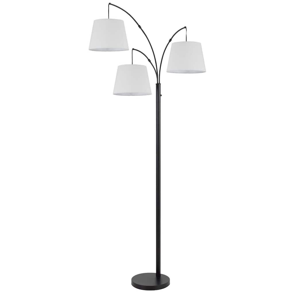 Vardon 83.5" Height Black Metal Floor Lamp - One Size