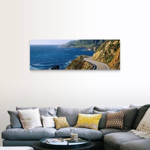 Shop Highway California State Route 1 Big Sur California Canvas Wall Art Overstock 16879774