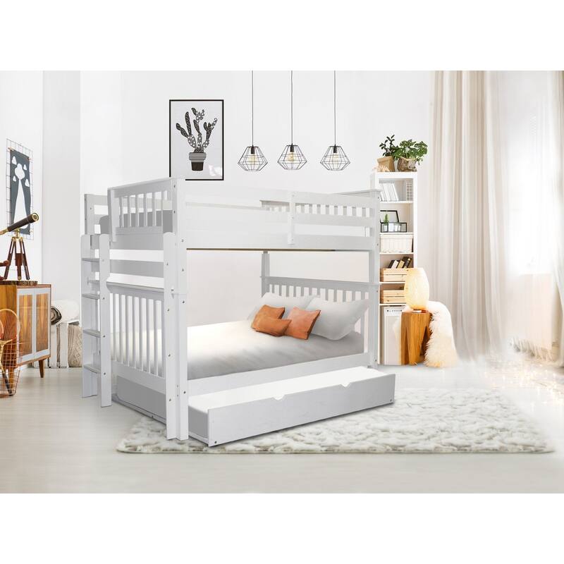 Taylor & Olive Trillium Full over Full Bunk Bed, Full Trundle