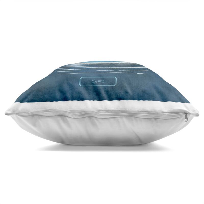 Stupell Maritime Yawl Sailboat Decorative Printed Throw Pillow Design by Susan Arnot