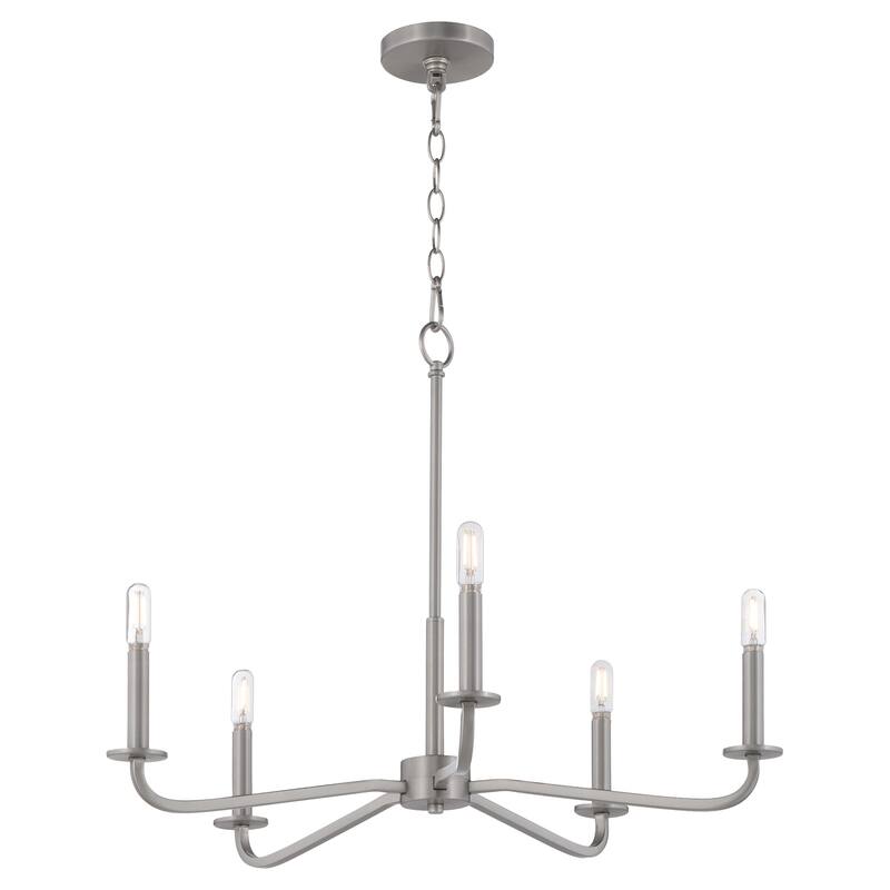 Quorum International 6307-5 Rutherford 5 Light 25" Wide Taper Candle