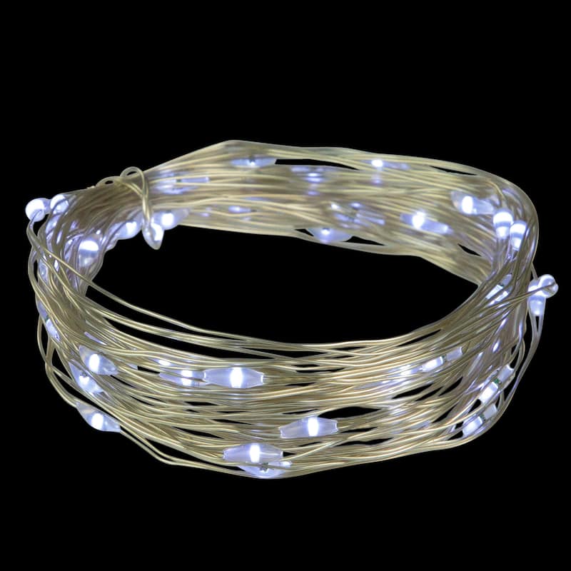 100 LED Micro Fairy Lights - 16.25 ft Copper Wire - 16.25'