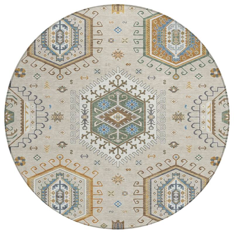 Machine Washable Indoor/ Outdoor Global Akron Chantille Rug