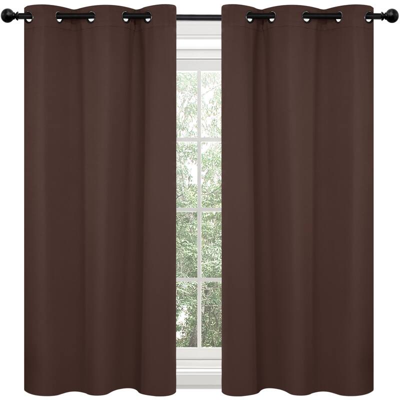 Deconovo Grommet 38 Width Curtain (2 Panel)