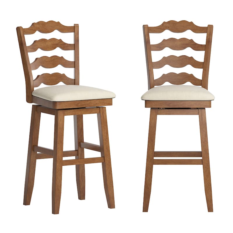 Ronda French Ladder Back Swivel Stool
