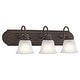 preview thumbnail 10 of 9, Kichler 3 Light 24" Wide Bathroom Vanity Light Tannery Bronze