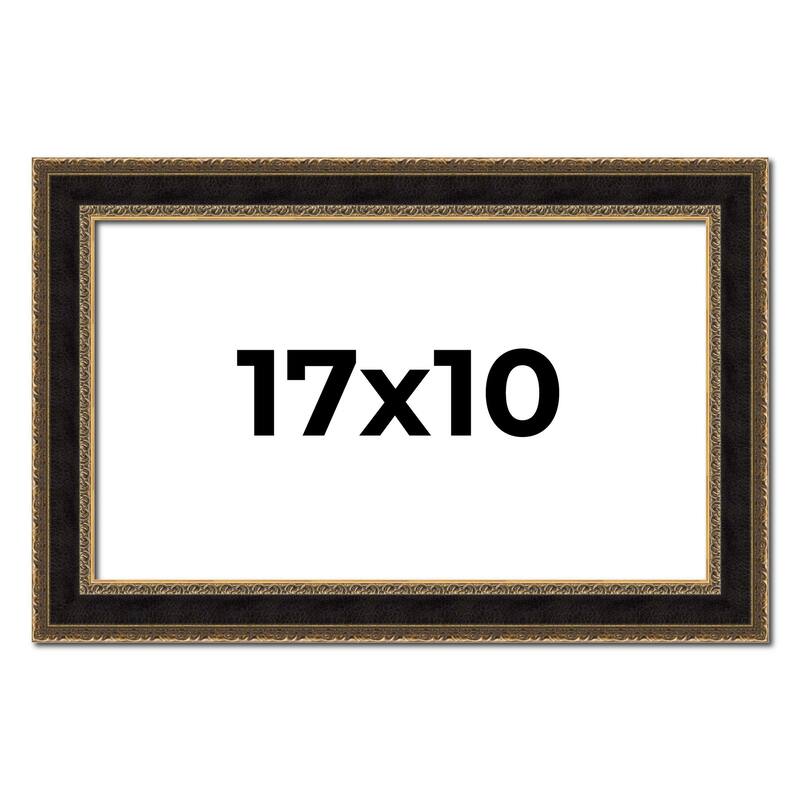 17x10 Frame Gold Antique Vintage Sold Wood Picture Frame | 1.75 Inch