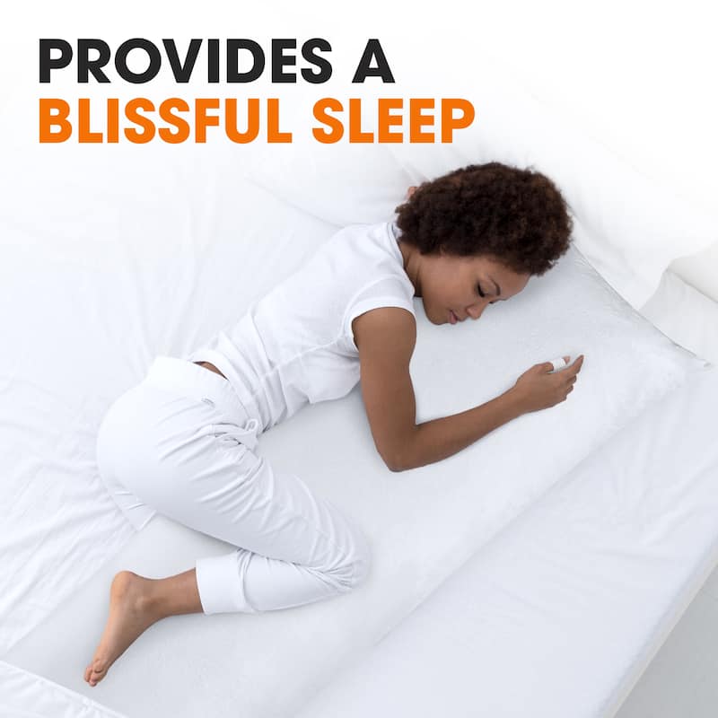 Cheer Collection Velour Body Pillow