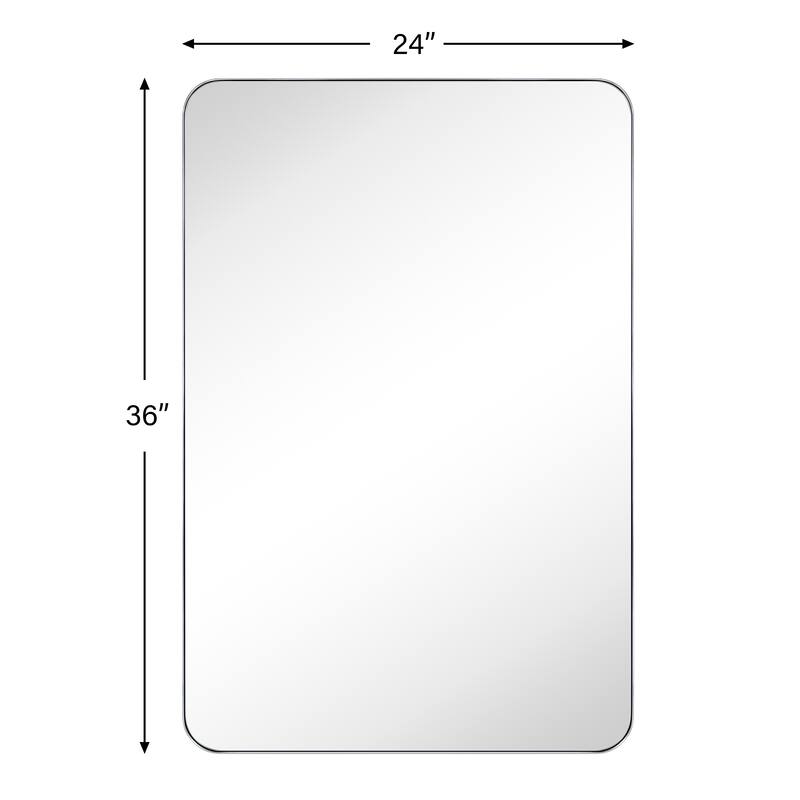 TEHOME Kengston Modern & Contemporary Rectangular Bathroom Vanity Mirror