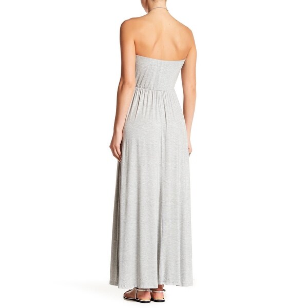 west kei strapless maxi dress