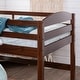 preview thumbnail 23 of 27, Walker Edison Solid Wood Twin Size Low Loft Bed with Ladder