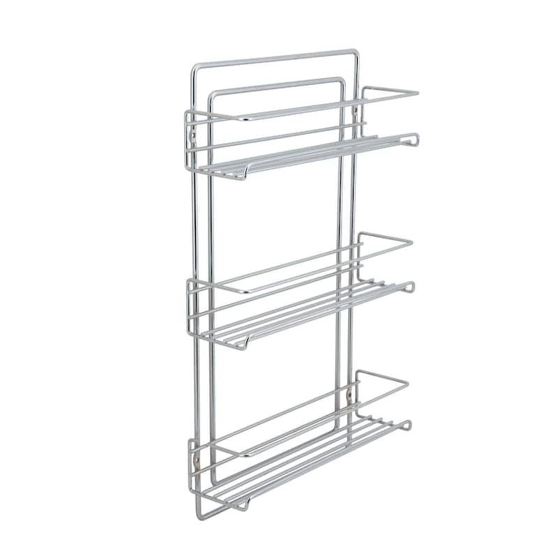 Organize It All 3 Tier Wall Mounted Spice Rack - 11"x3.25"x18.12"