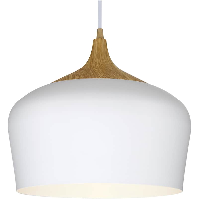 Access Lighting 52057 Blend 12" Wide Wood Pendant