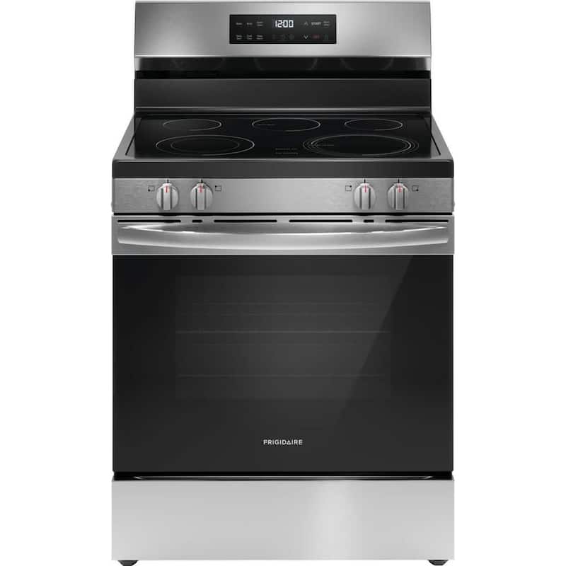 Frigidaire FCRE3062A 30" Wide 5.3 Cu. Ft. Slide In Electric Range with - Stainless Steel